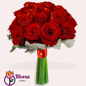 Rosas rojas en ramo Archivos - Flores a Domicilio CDMX